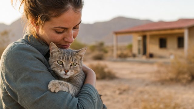 From Desert to Home: Heartwarming Cat Rescue Story Shines